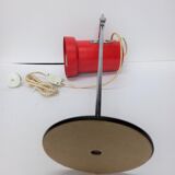 Vintage adjustable desk lamp red