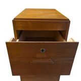 solid oak workshop cabinet, 1950