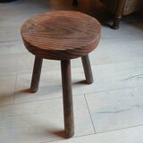 Wooden tripod stool