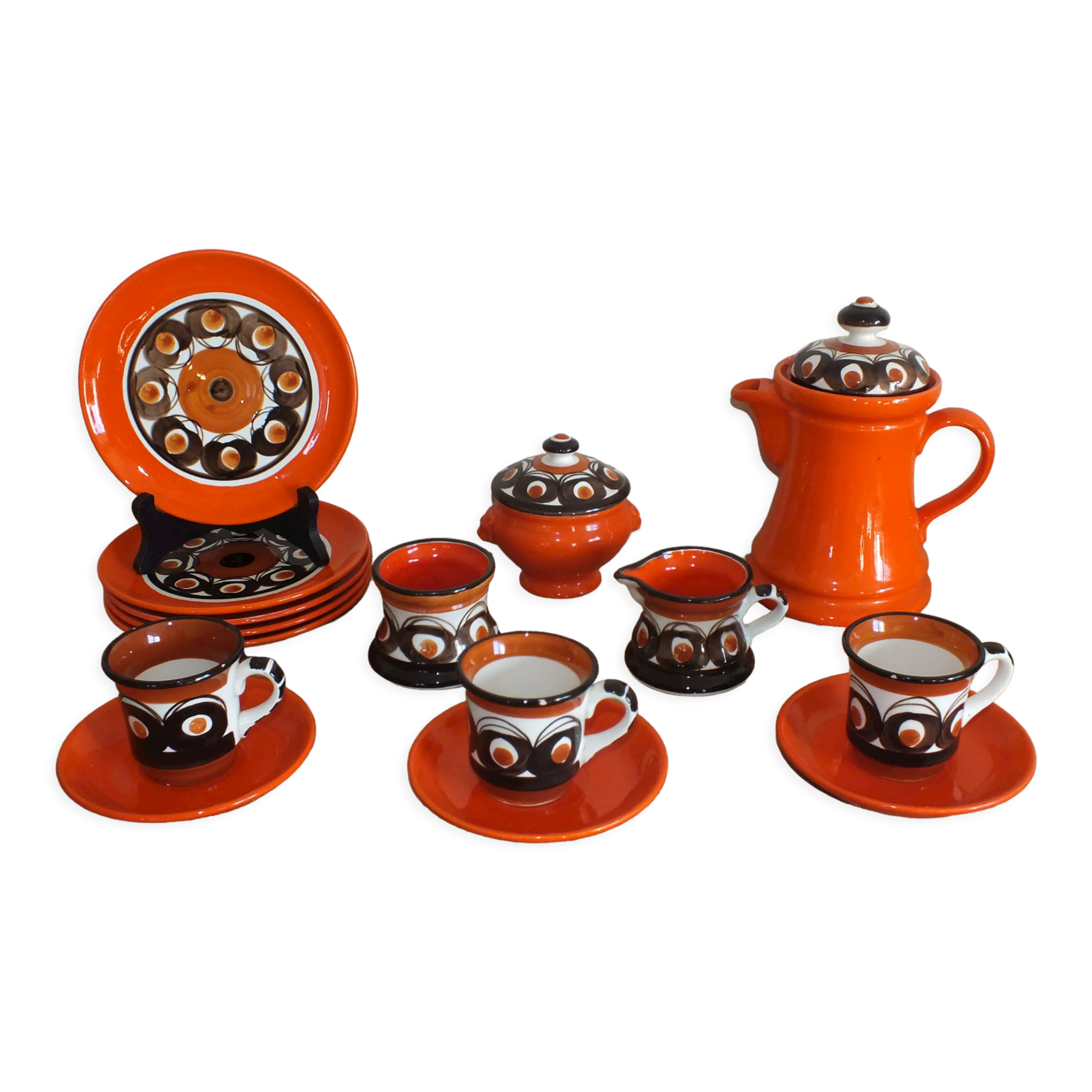 Vintage coffee service Space Age 1970 SMF Schramberg Sambesi