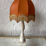 1970s alabaster column lamp