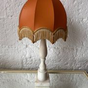 1970s alabaster column lamp