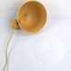 Pair of vintage space age adjustable bedside wall lights