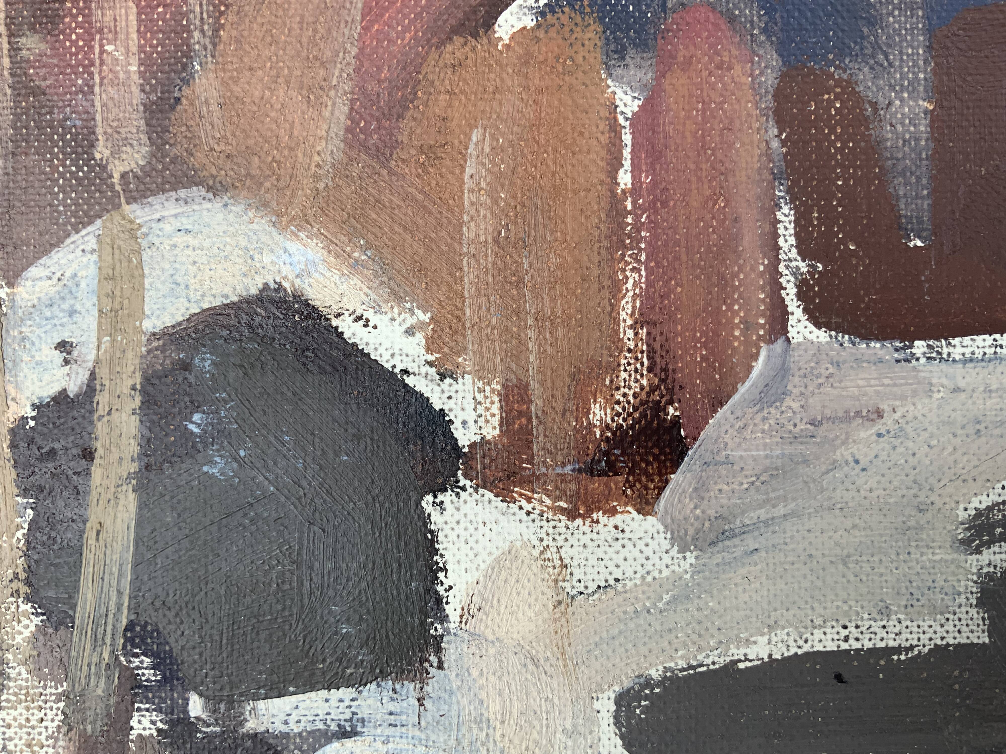 Oil on canvas by Bjorn Julin 1950s