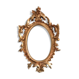 Golden baroque frame