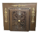 Fireplace screen in the Napoleon III style.