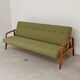 Green Banquette Daybed from Czechoslovakia 1960