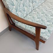 Scandinavian 3-seater sofa bench by Arne Wahl Iversen for Komfort in teak