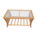 Rattan coffee table