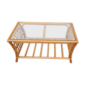 Rattan coffee table