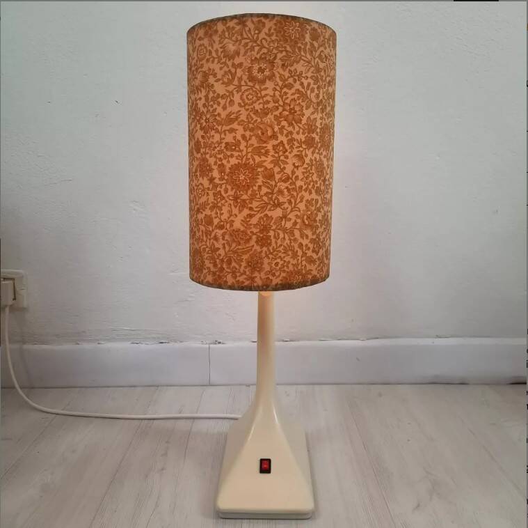 Three lamps space age flower print - 1960s