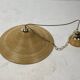 Pencil Split Reed, Rattan, Bamboo & Brass Pendant hanging lamp, Italy, 1970s