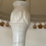 Large white marble lamp