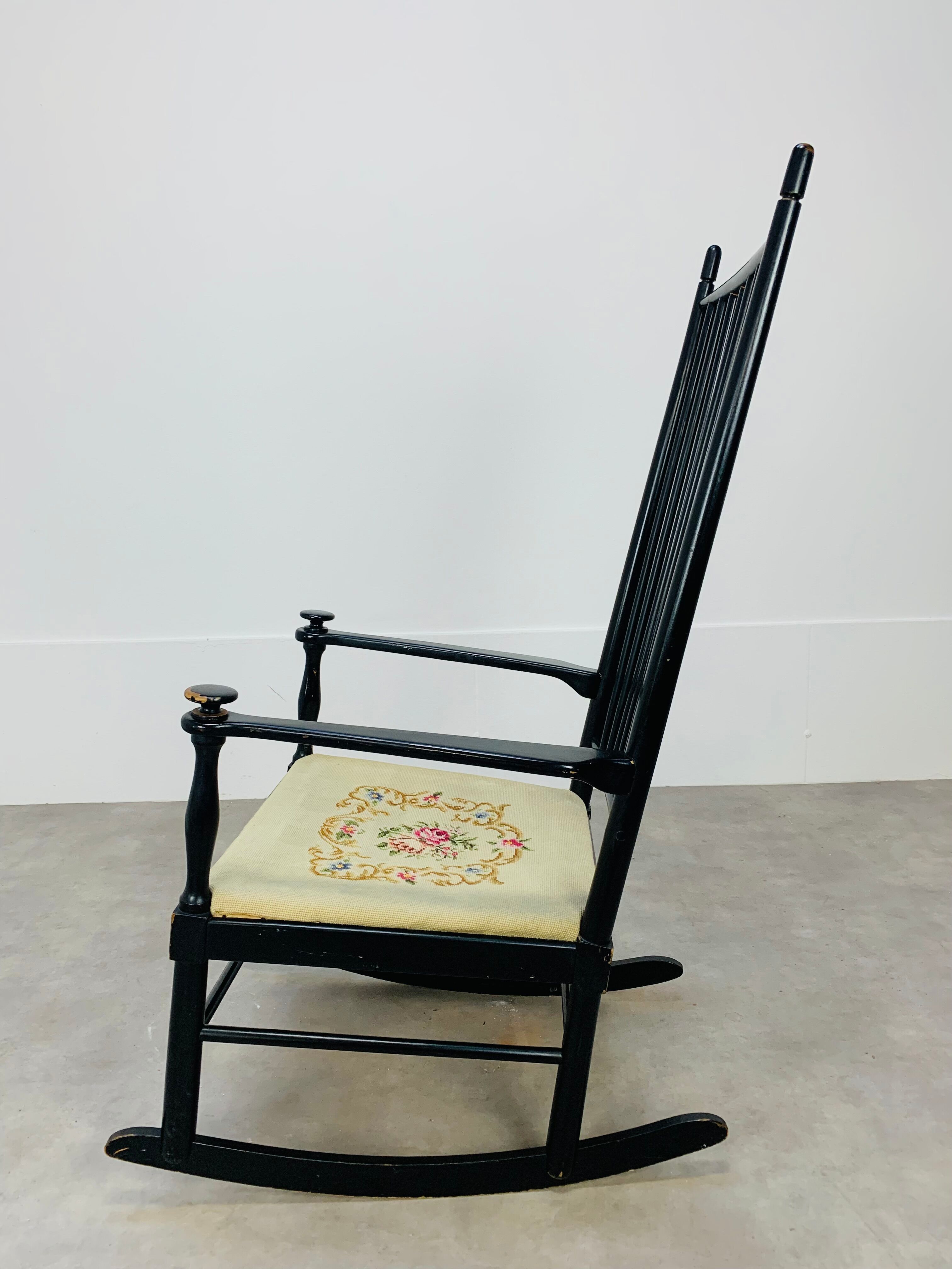 Rocking chair art and craft vintage