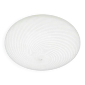 XL Murano Glass Swirl Ceiling Light, Italy 1970s