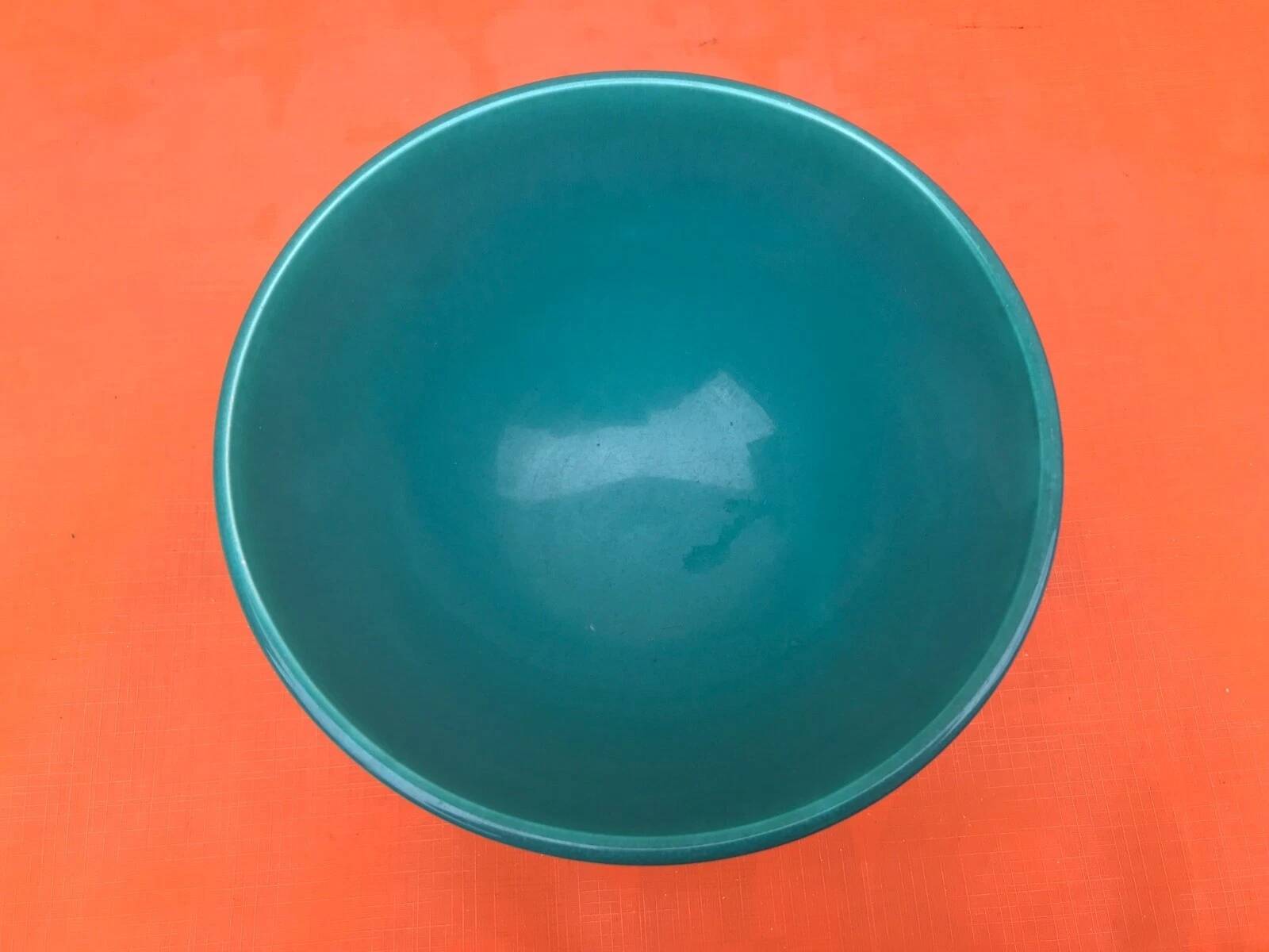 1940s Pedestal bowl Glazed ceramic