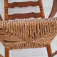 Rocking-chair, oak wood, natural fiber