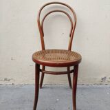 Pair of chairs Thonet n.  14 from 1861-1865, marked with a 1A label and a sun print