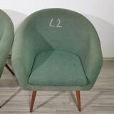 Armchairs from brussels expo, 1960s, set of 2