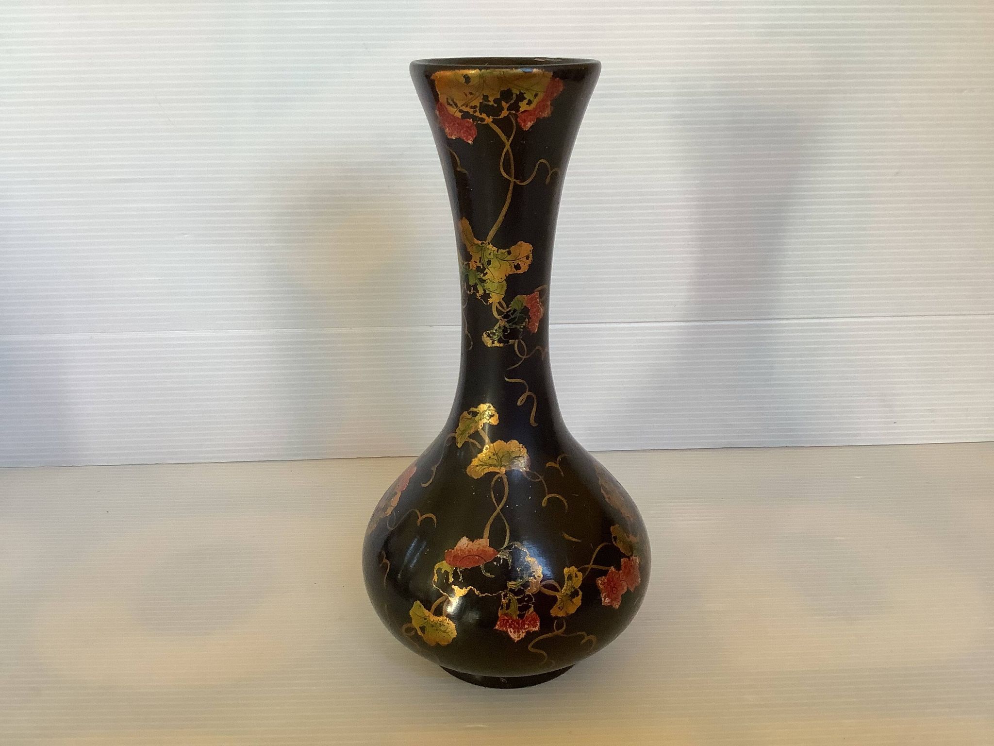 Vase décor japonisant