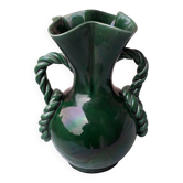 Vase vert en céramique