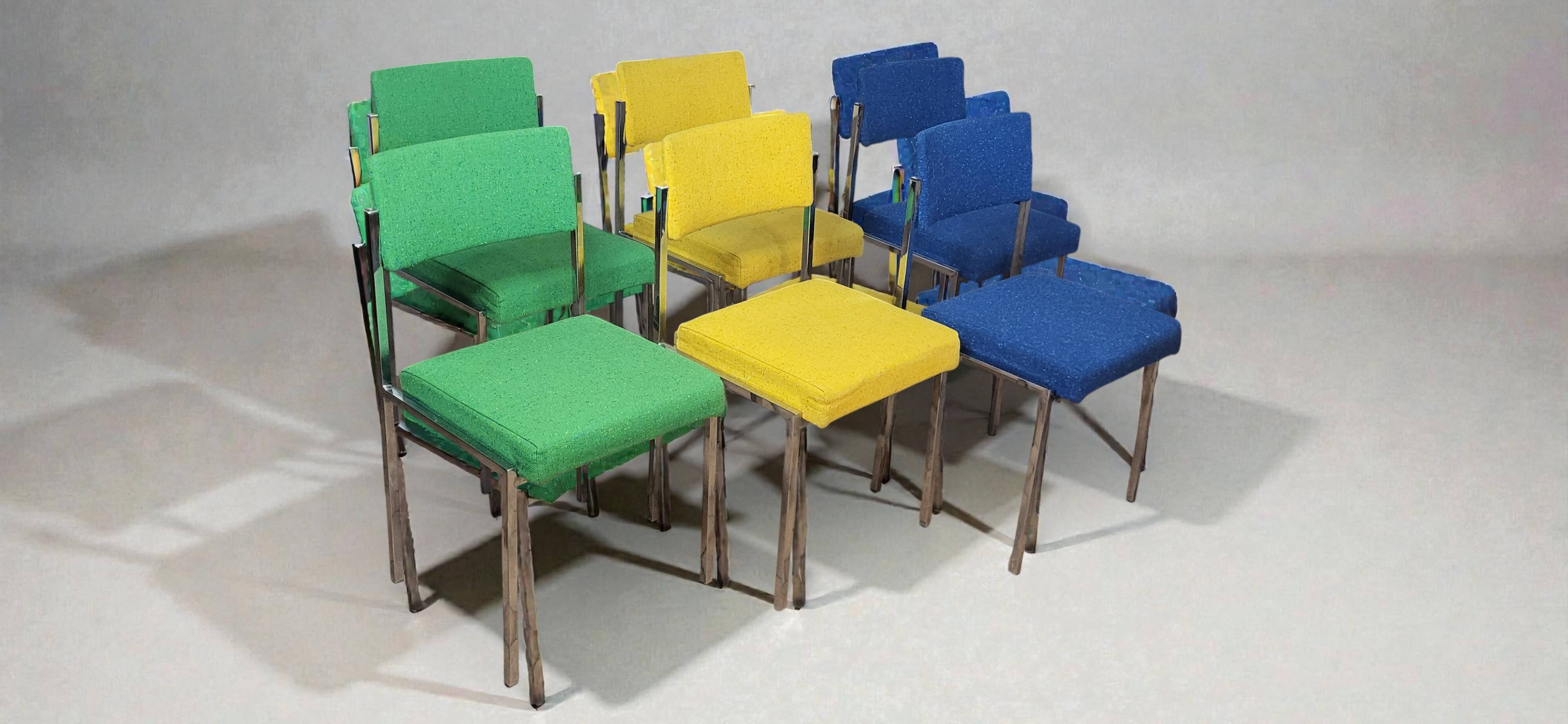 6 Strafor chairs from 1970