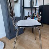 Chaise en formica beige