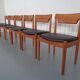 Danish Teak Dining Chairs from Glostrup, 1960s, Set of 6