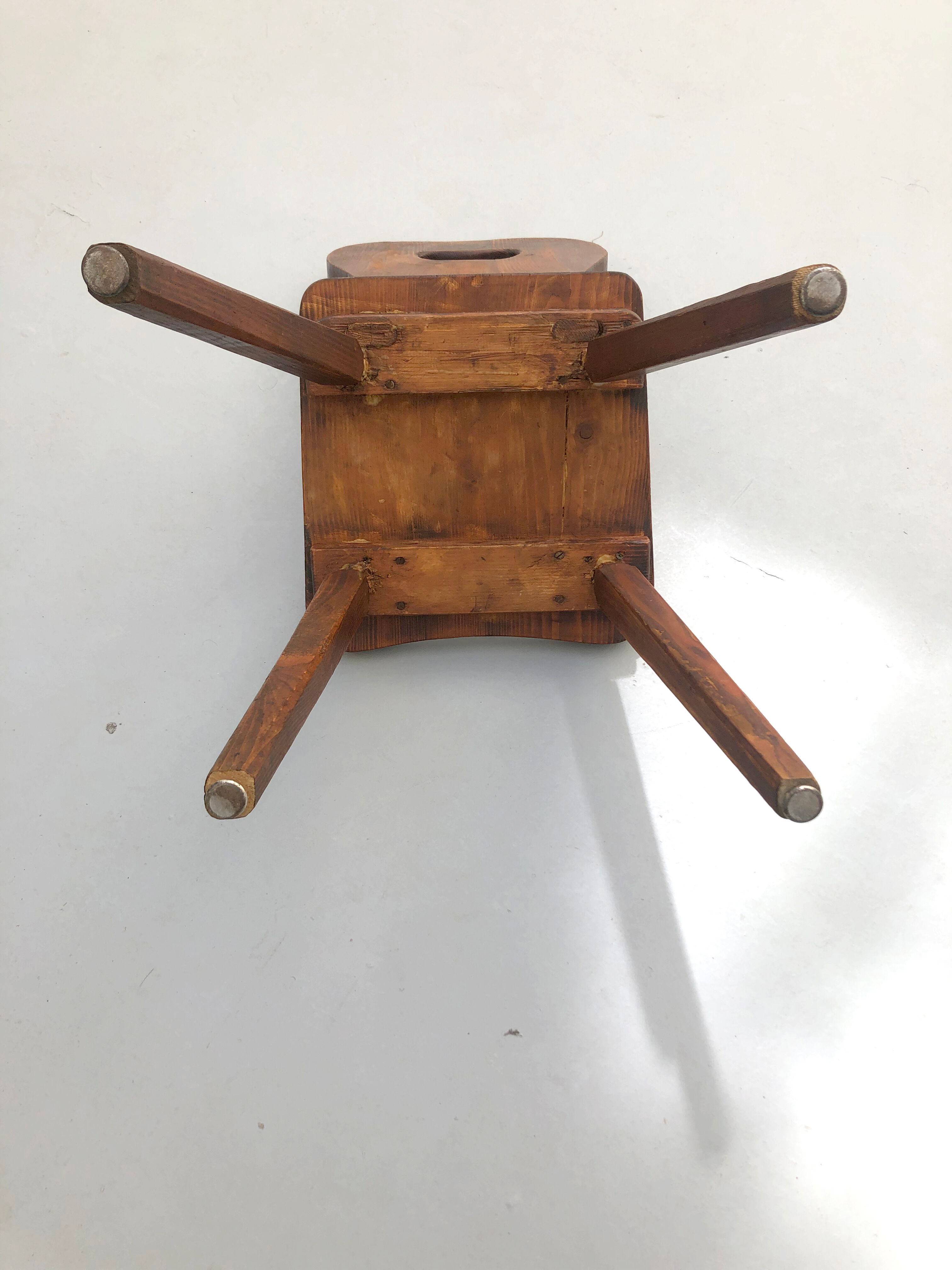 Set of 6 brutalist chairs