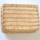 Woven wicker basket