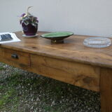 Old country coffee table in walnut