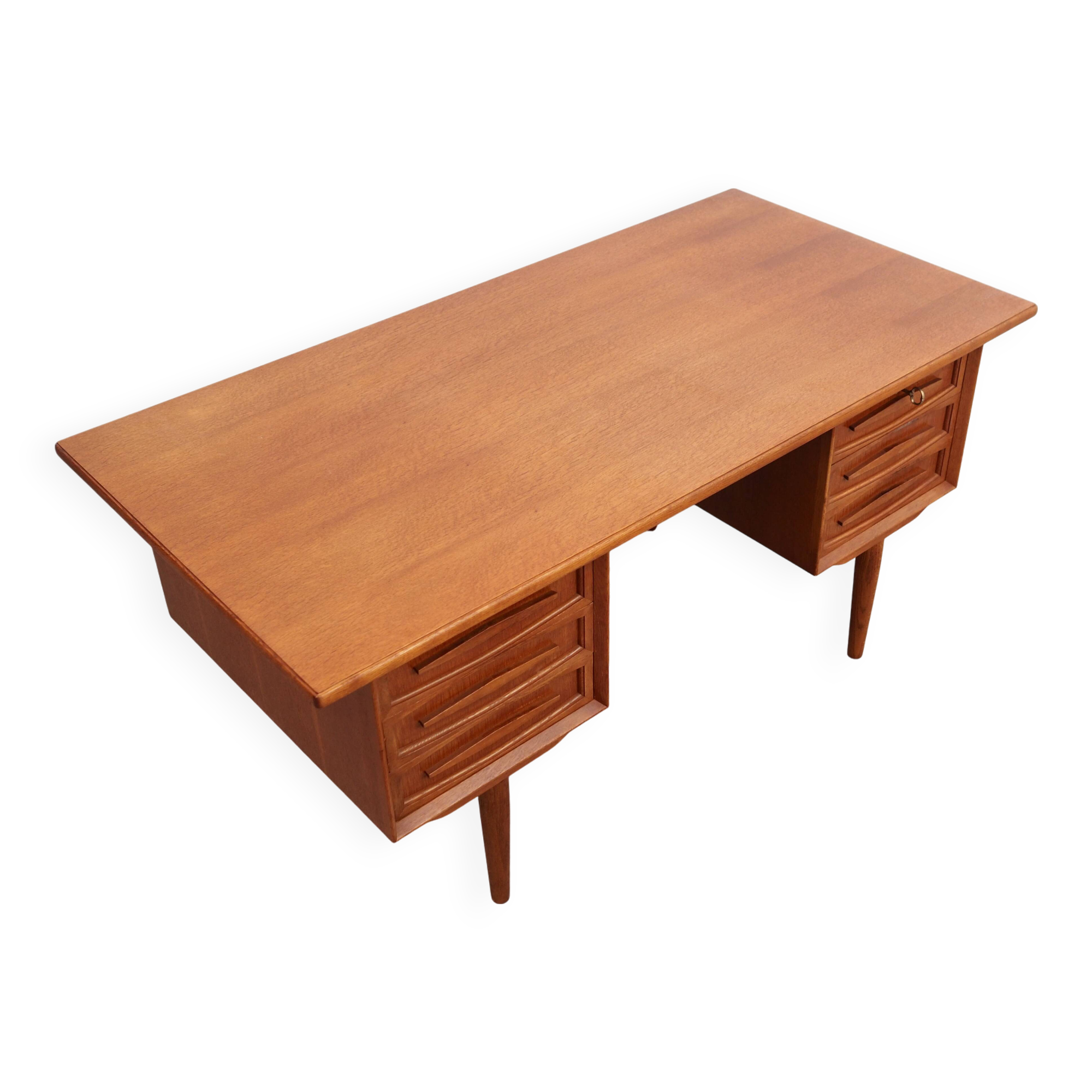 Oak desk, Danish design, 1960s, production: Denmark