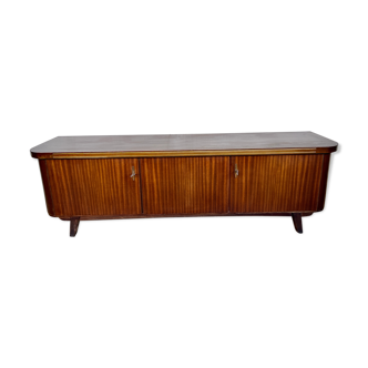 Enfilade vintage hifi tv stand compass feet