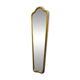 Narrow vintage wall mirror in gilded wood – Louis XV style – 102 cm