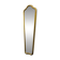 Narrow vintage wall mirror in gilded wood – Louis XV style – 102 cm