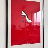 Big original poster by Tomas Salamon - Playboy's world / Baťa, 1992