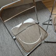 Pair of folding chairs Plia Anonima Castelli 70s