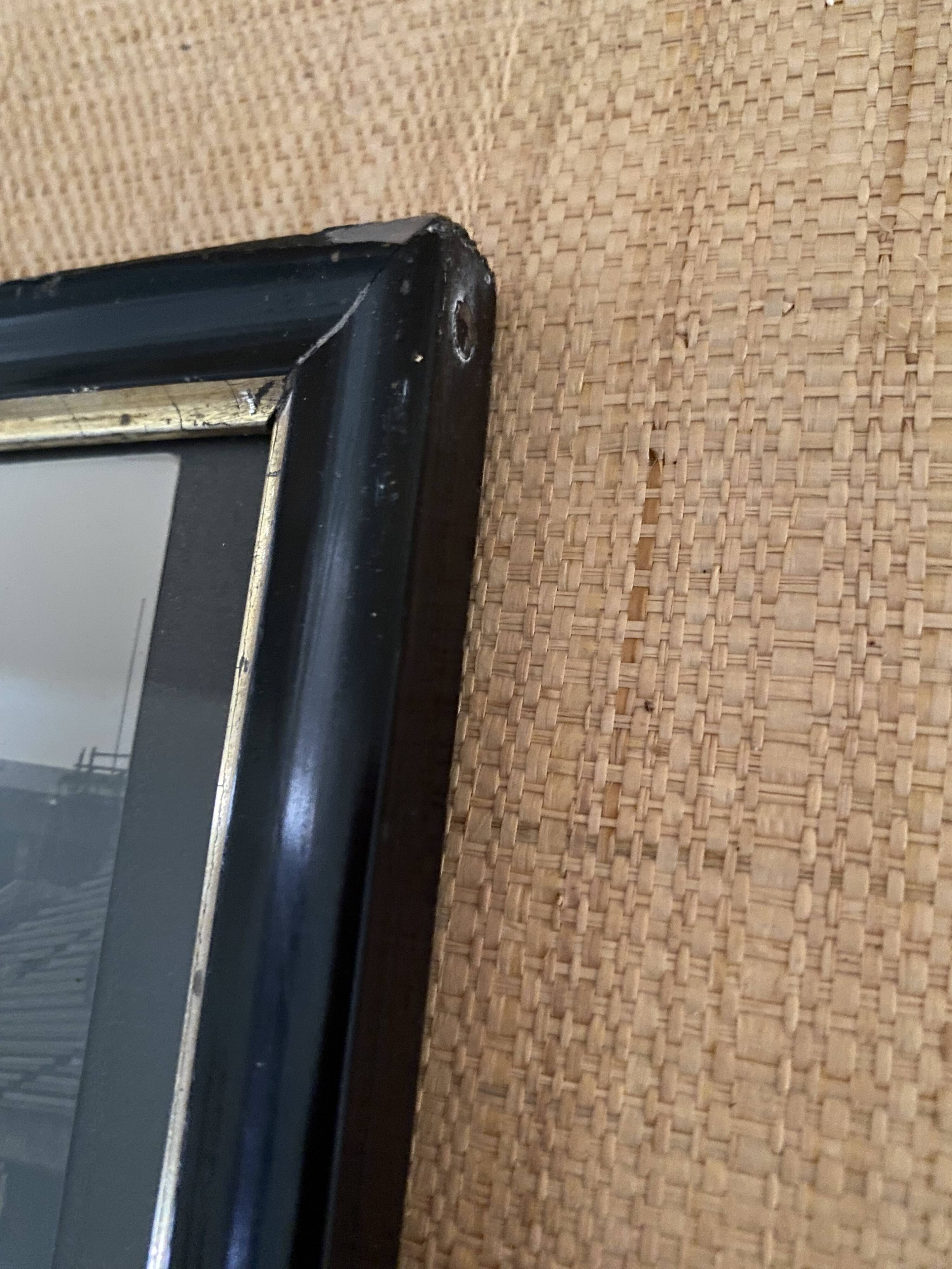 Photo Architecture 1936 framed under glass