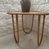 Small banbou tripod table from the 70s