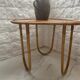 Small banbou tripod table from the 70s