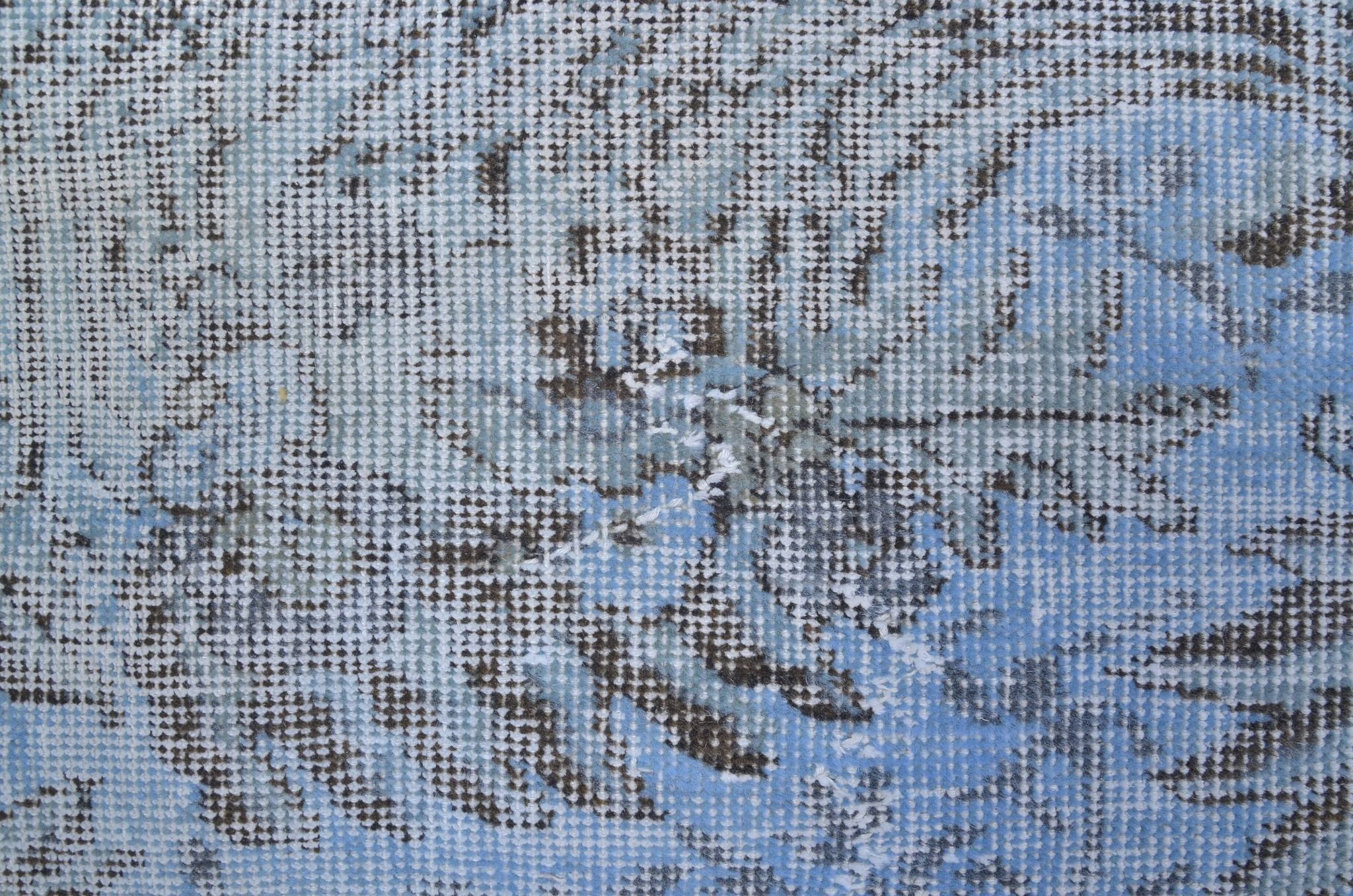 Blue Vintage Oushak Carpet sku 1922