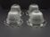 Set of 4 Victorian Style Bell-Shaped Glass Replacement Shades Frilled Edge