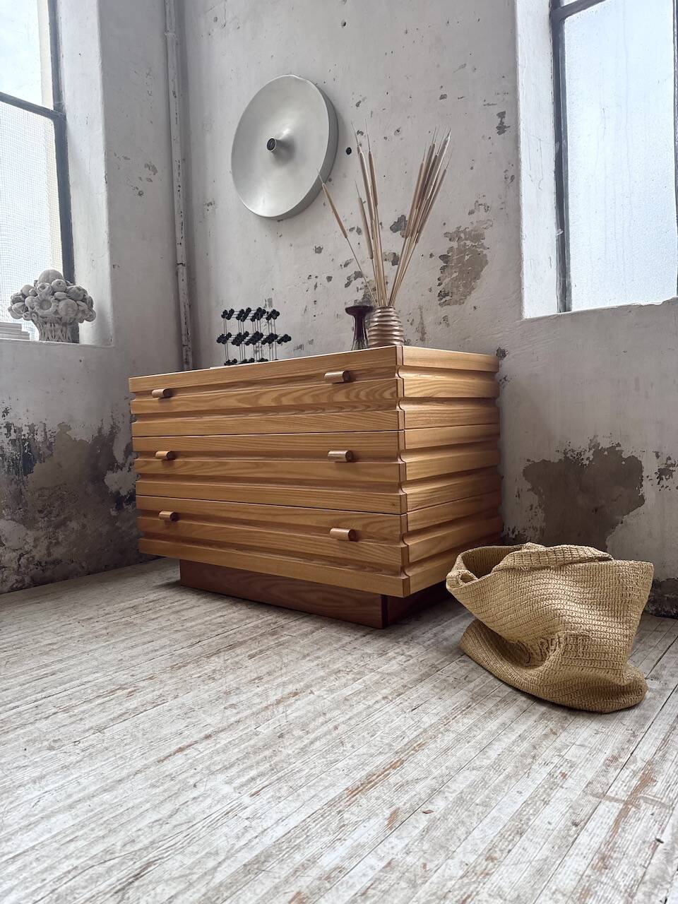 Solid oak chest of drawers Regain XL