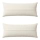 Lot de 2 housses de coussin brodées vintage 66x69 cm