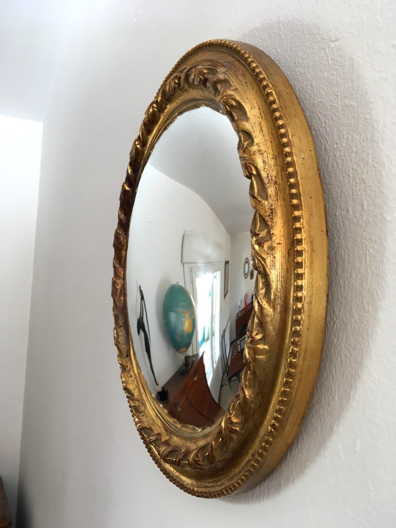 Mirror witch vintage 60s 30x23cm