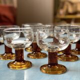 70's stemware