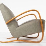 Pair of Bentwood Armchairs by Jindrich Halabala H269, Czech Republic, 1940s