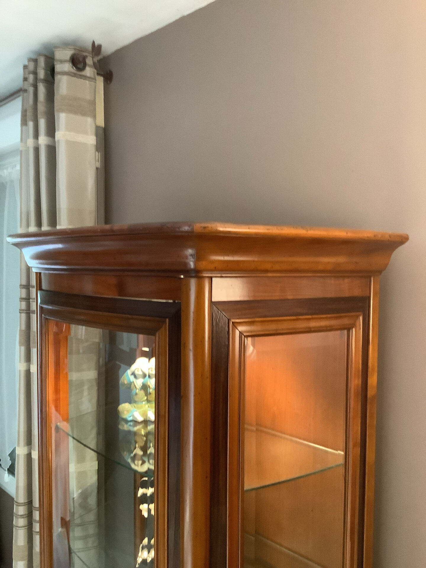 Cherry display cabinet by Christian Robert