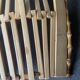 70s bamboo fruit basket