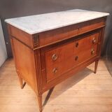 Louis XVI style chest of drawers with 2 drawers